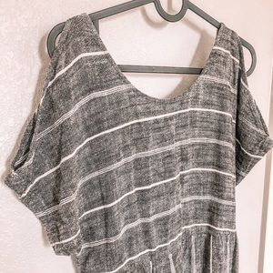 Backless summer midi dress